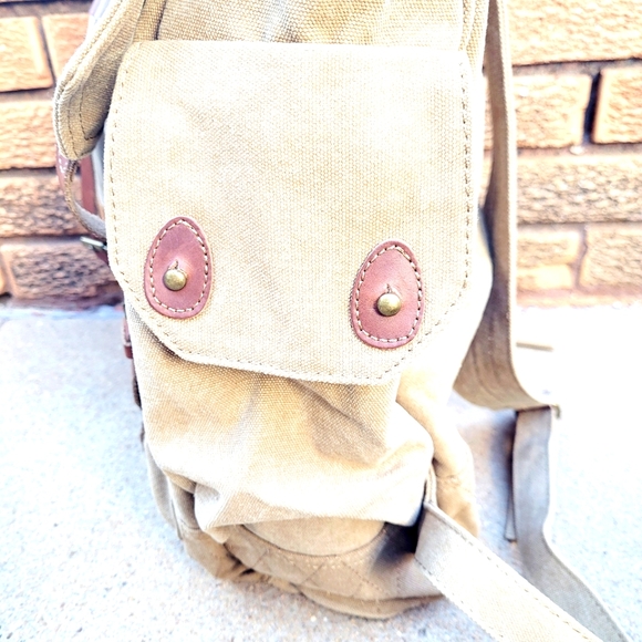 Java Monster Energy Java Backpack Canvas and Leather - Picture 5 of 13